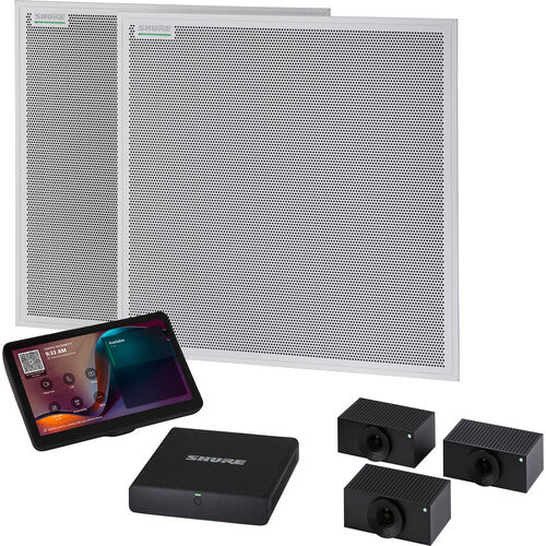 Shure IMXRK80-V IntelliMix Room Kit 80 Audio/Video Conferencing System for Large Reconfigurable Rooms