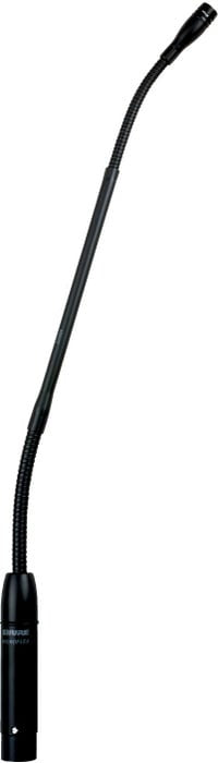 Shure MX412/N 12" Gooseneck Microphone with Attached XLR Preamp, Shock & Flange Mount, Snap-Fit Foam Windscreen, No Cartridge