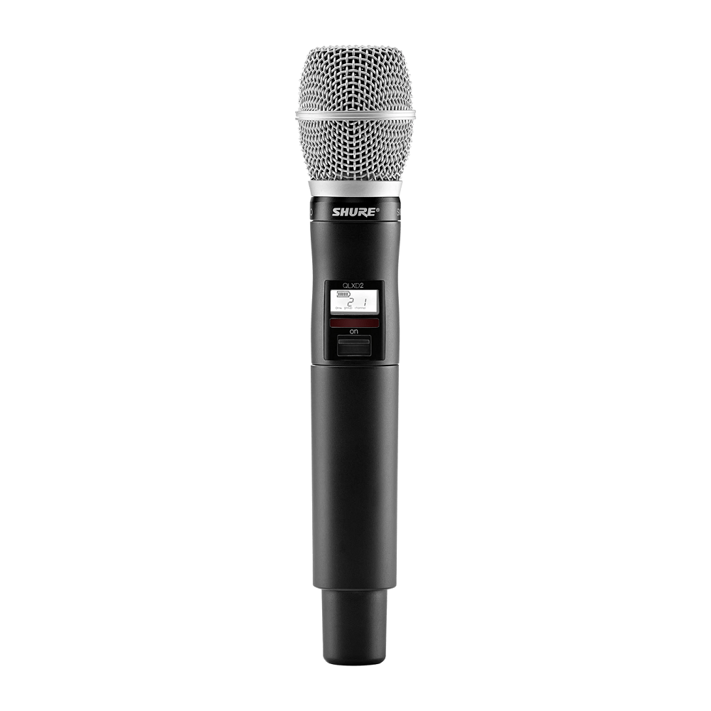 Shure QLXD2/KSM8 Digital Handheld Wireless Microphone Transmitter with KSM8 Capsule (H50: 534 to 598 MHz)