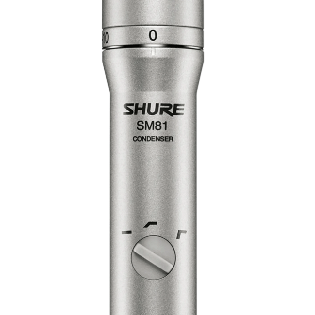Shure SM81 Cardioid Condenser Instrument Microphone