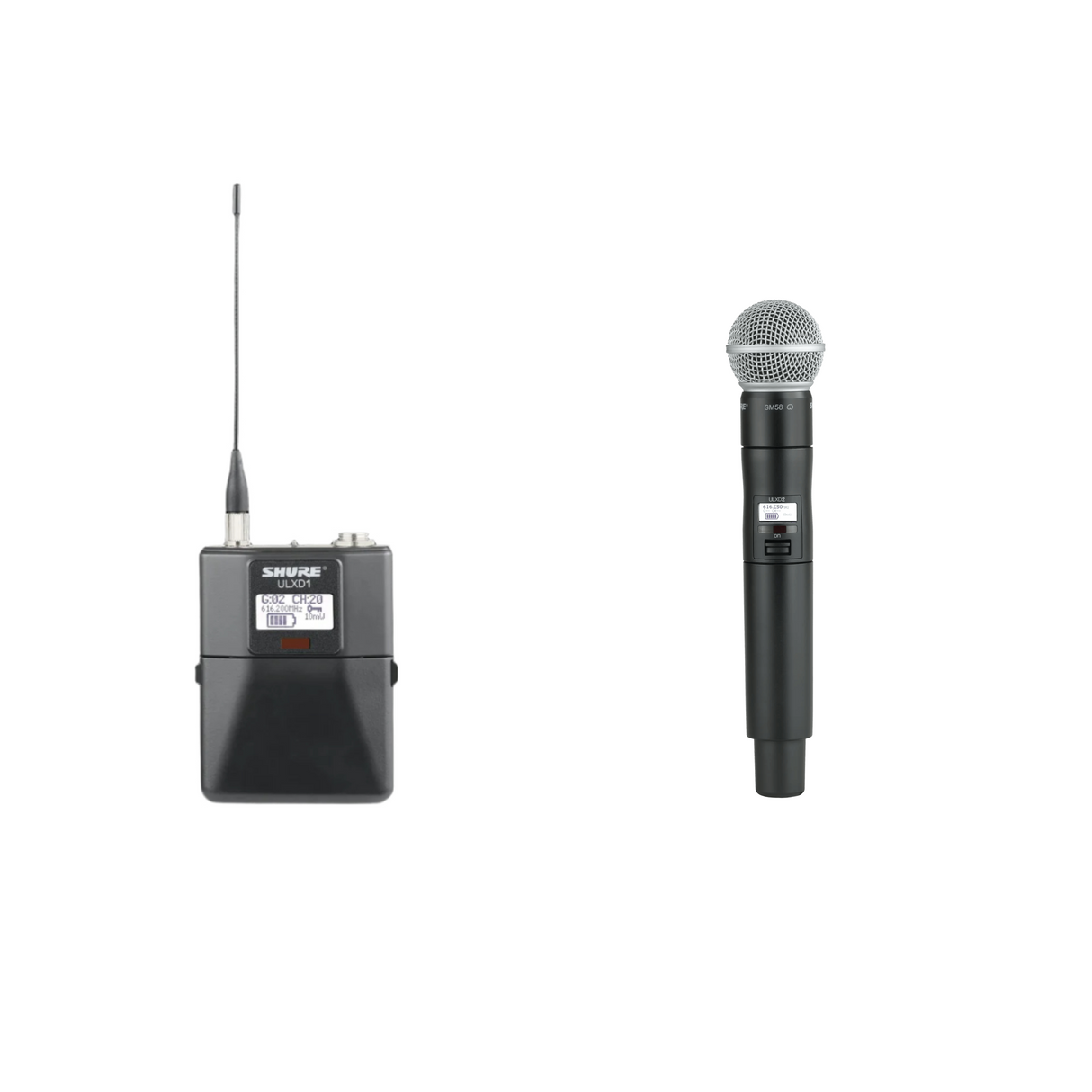 (12) Shure ULXD2/D1 Packages