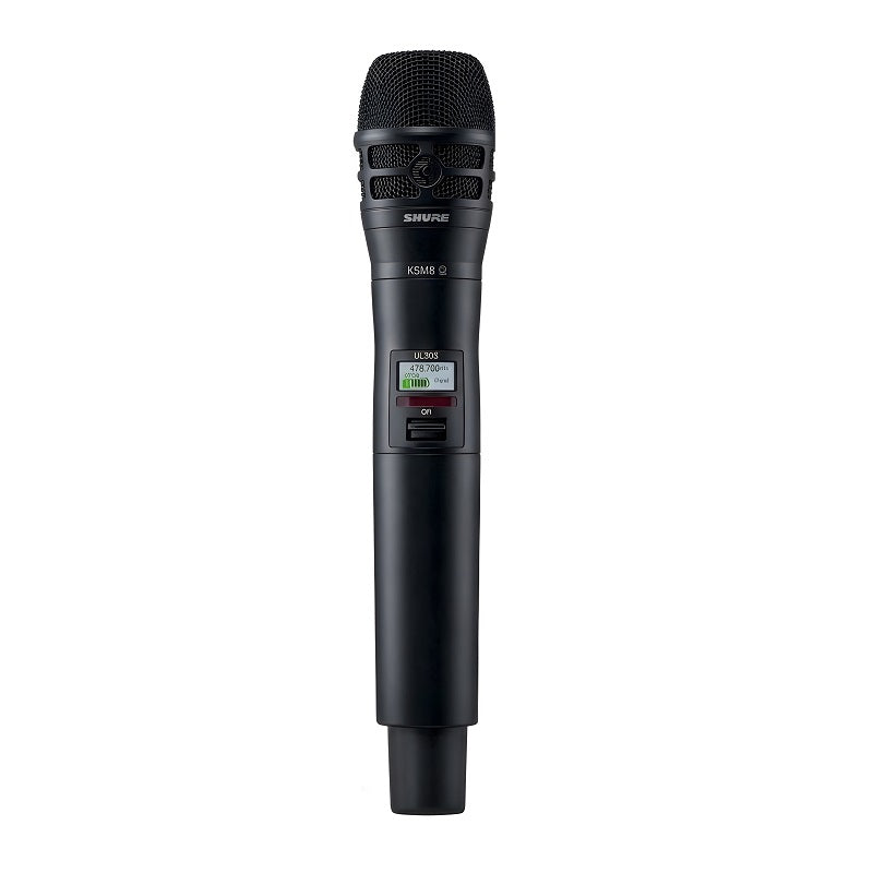 Shure ULXD2/K8B - Digital Handheld Transmitter with KSM8 Capsule in Black Finish (G50 Band: 470-534 MHz)
