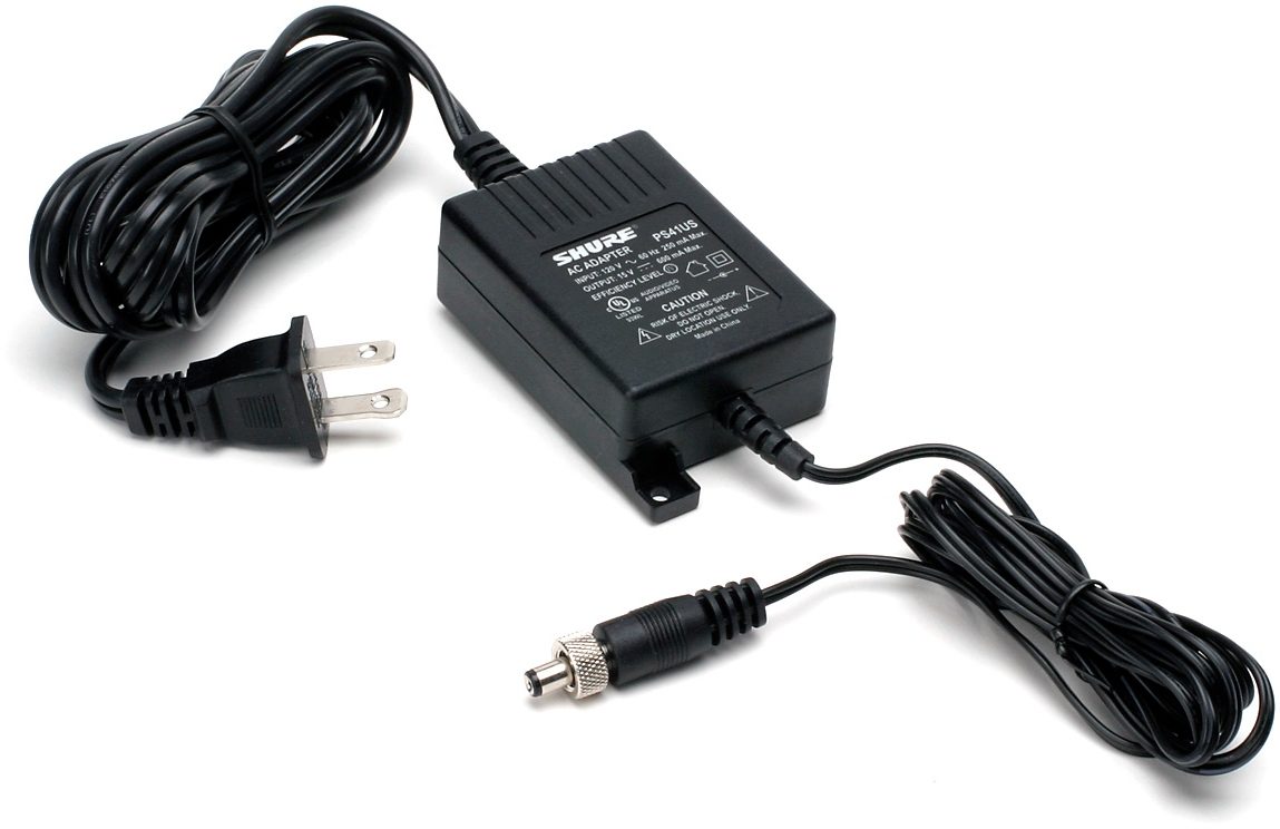 Shure PS41US AC Adapter (120 VAC, 60 Hz)