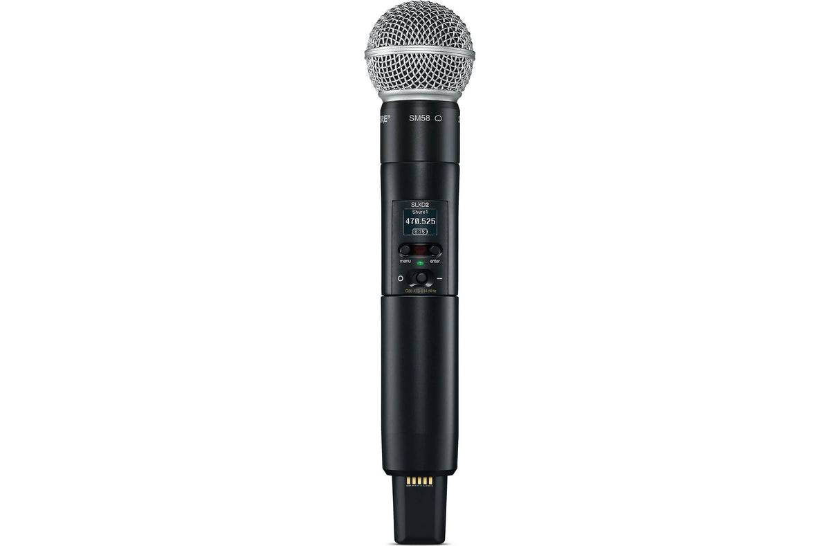 Shure SLXD2/SM58 Wireless Handheld Microphone Transmitter