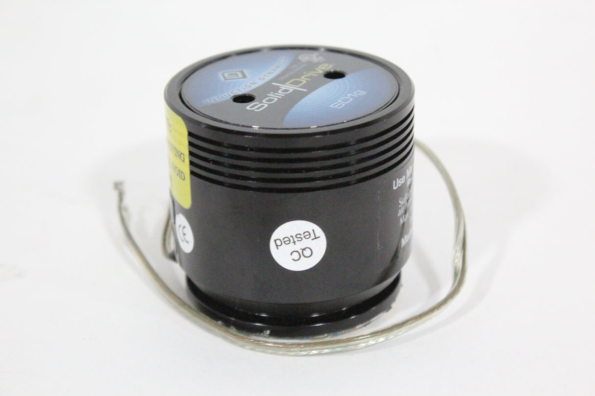 Solid Drive SD1g On-Surface Full-Range Sound Transducer for Glass (Black - No Connectors - VHB Adhesive Disk Used)