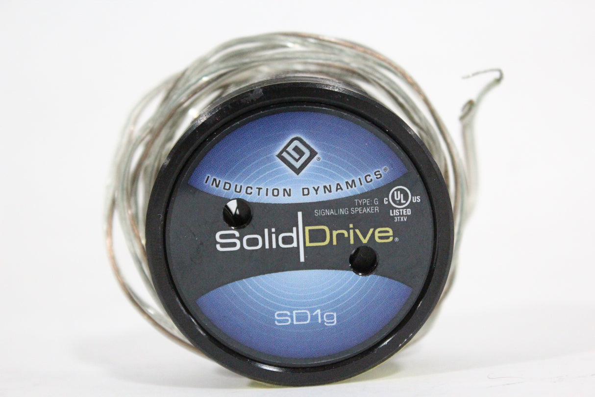 Solid Drive SD1g On-Surface Full-Range Sound Transducer for Glass (Black - No Connectors - VHB Adhesive Disk Used)