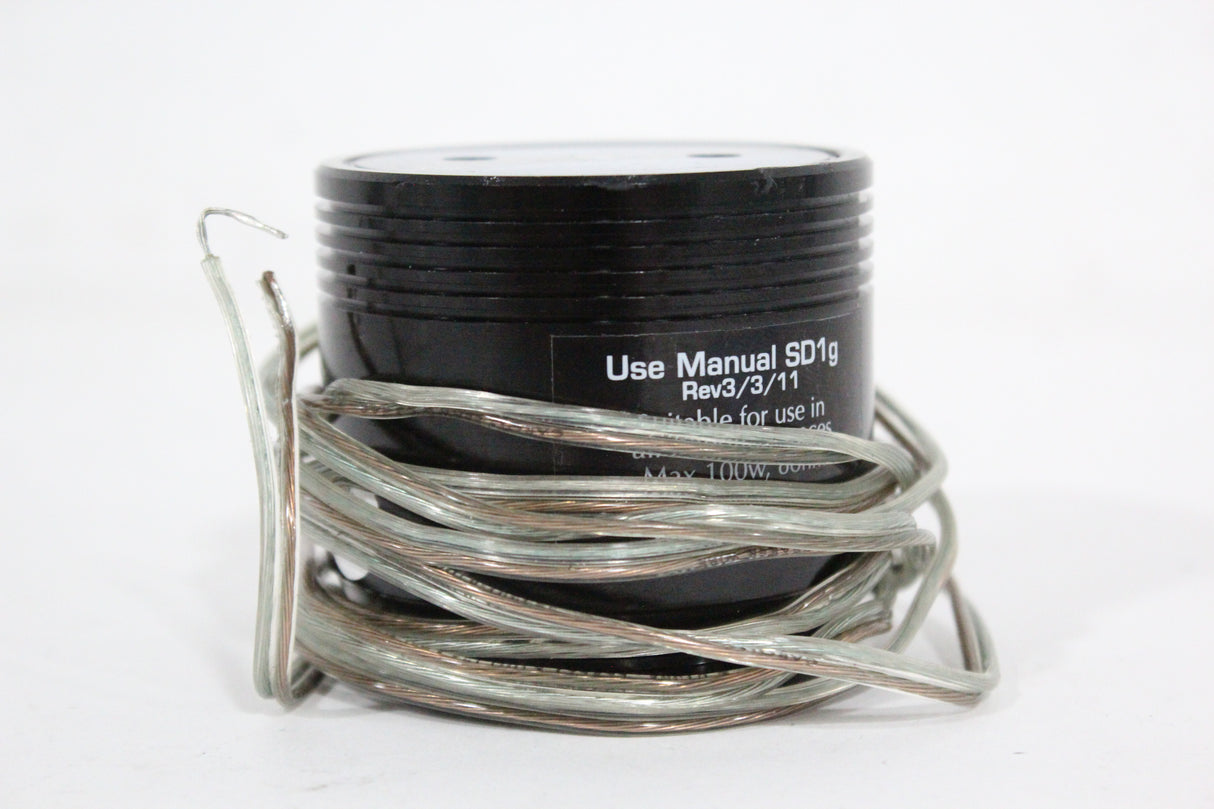 Solid Drive SD1g On-Surface Full-Range Sound Transducer for Glass (Black - No Connectors - VHB Adhesive Disk Used)