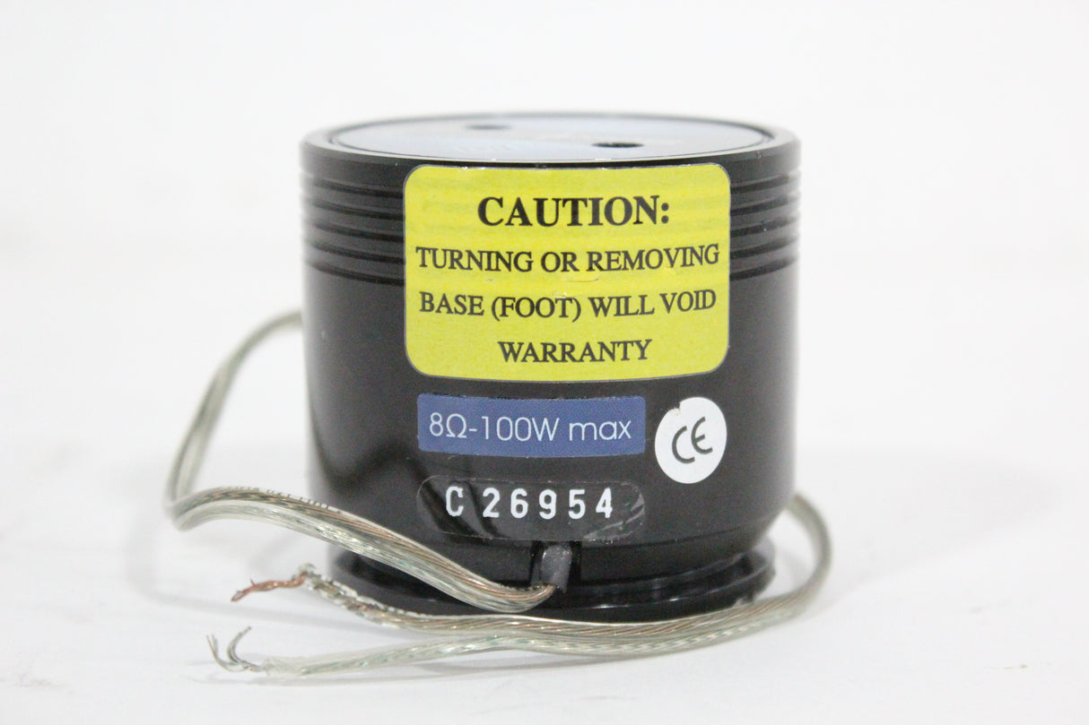 Solid Drive SD1g On-Surface Full-Range Sound Transducer for Glass (Black - No Connectors - VHB Adhesive Disk Used)