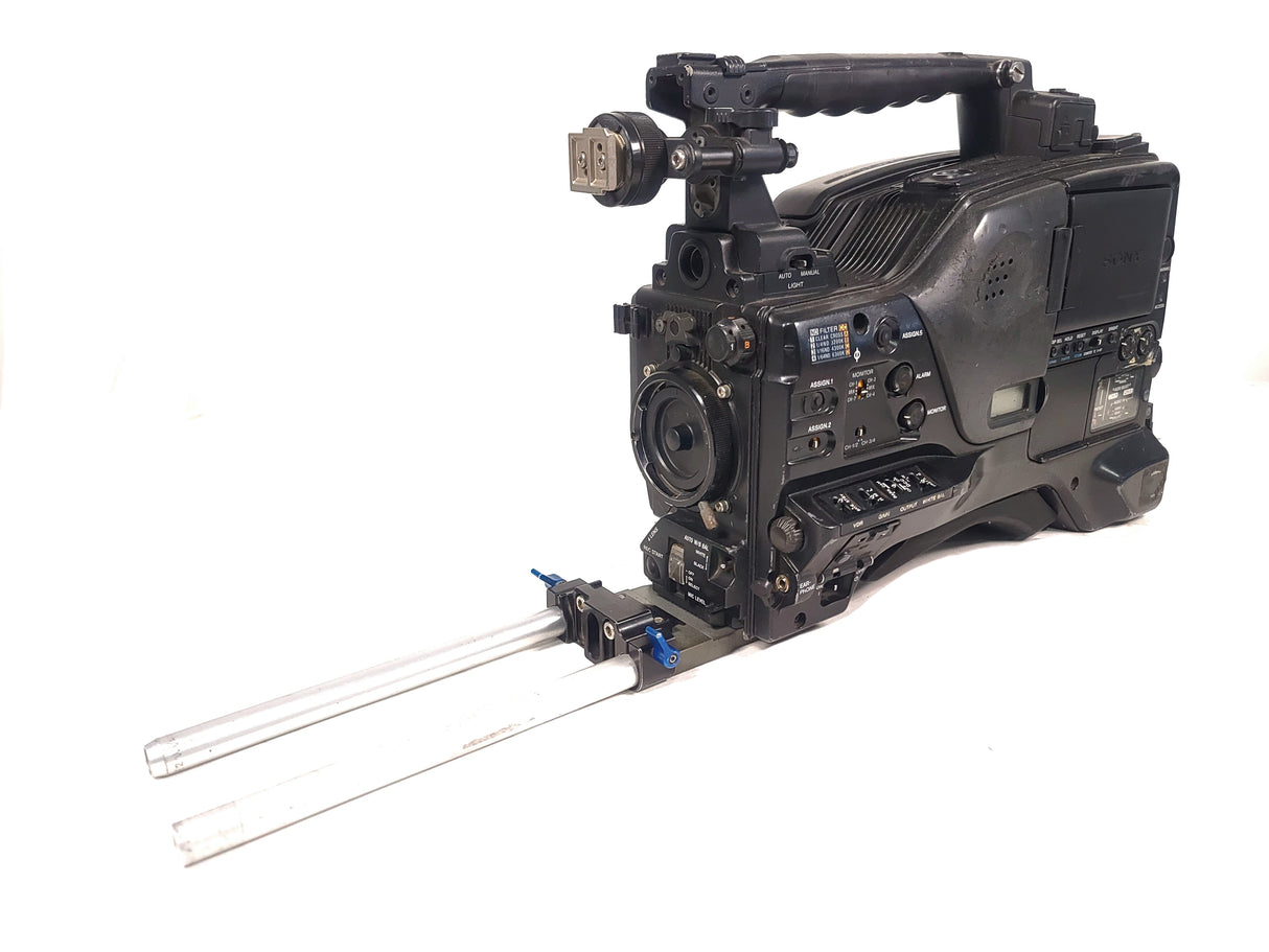 Sony PDW-F800 Camera Body w/ Chrosziel 401-50 V-Mount Baseplate & (2) 8" Rods