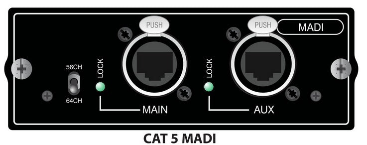 Soundcraft A520.005000SP MADI Cat5 Option Card for Si Series Mixers
