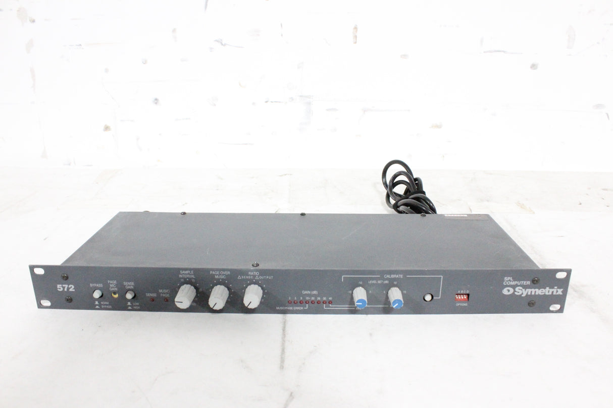 Symetrix 572 SPL Computer / Noise Level Controller (Missing Button)