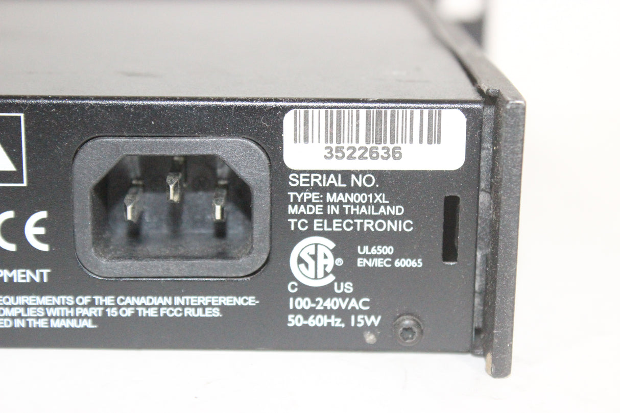 TC Electronic M-One XL Dual Effects Processor