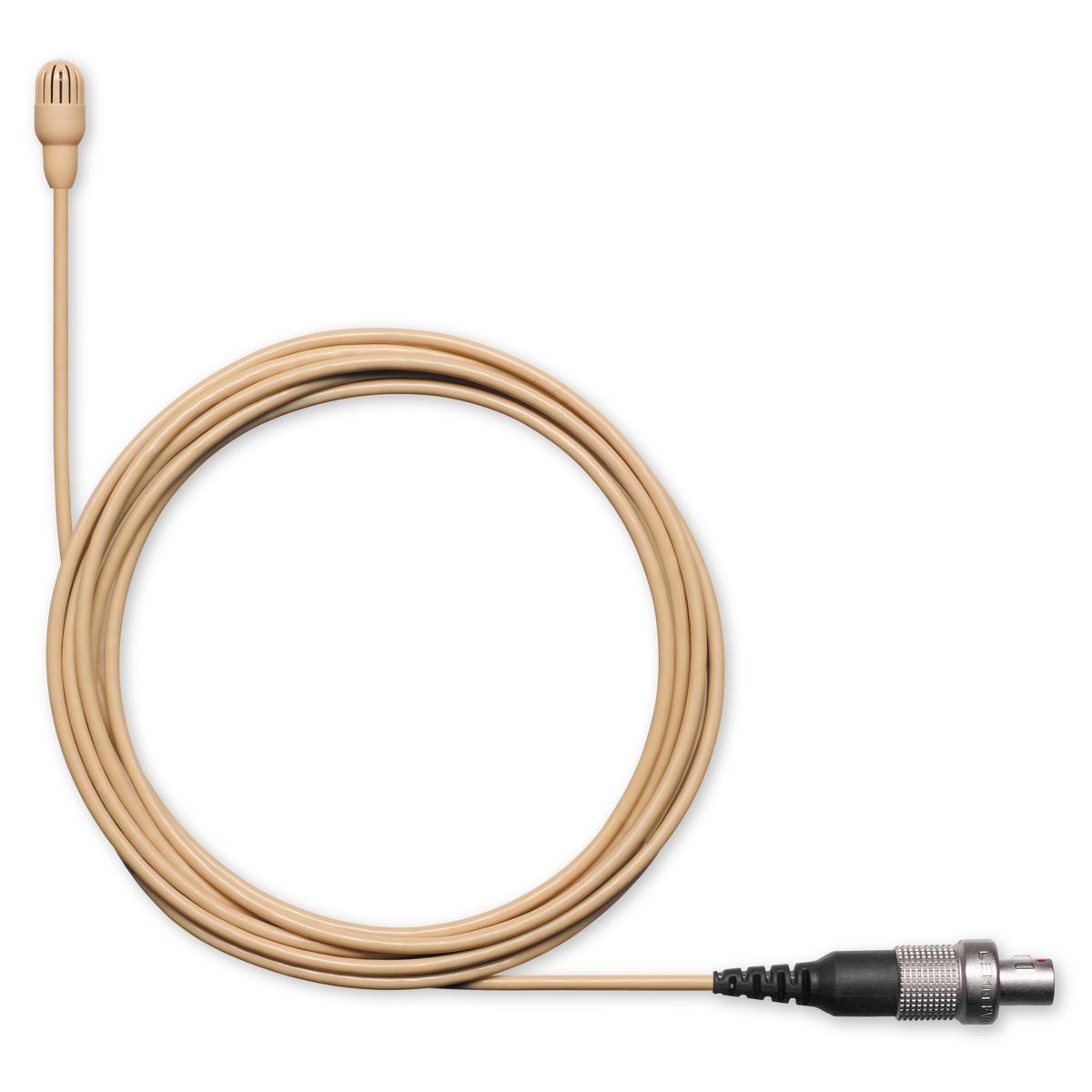 Shure TwinPlex TL46 Omnidirectional Lavalier Microphone, High Sensitivity, Lemo, Tan