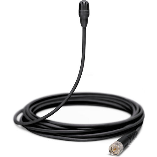 Shure TwinPlex TL47 Omnidirectional Lavalier Microphone with Microdot Connector and Accessories (Black)