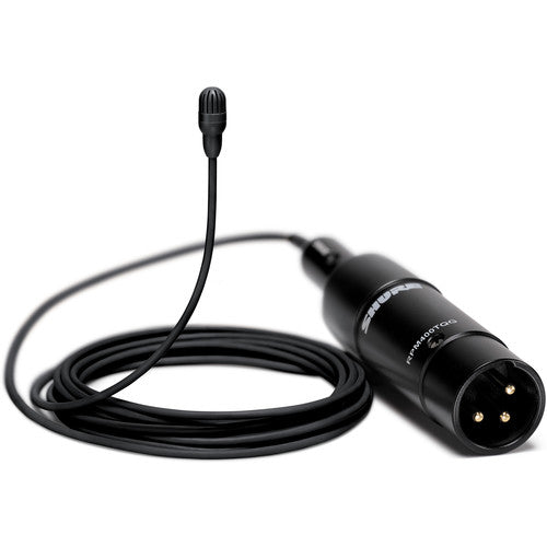 Shure TwinPlex TL47 Omnidirectional Lavalier Microphone with XLR Connector and Accessories (Black)