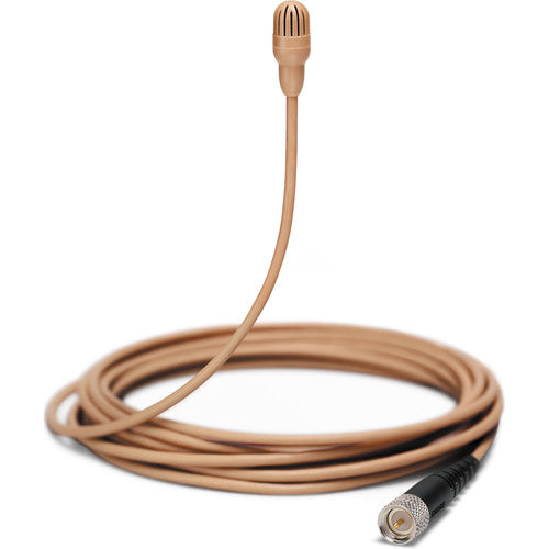 Shure TwinPlex TL47 Omnidirectional Lavalier Microphone with Microdot Connector and Accessories (Cocoa)
