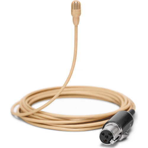 Shure TwinPlex TL47 Omnidirectional Lavalier Microphone with TA4F Connector and Accessories (Tan)
