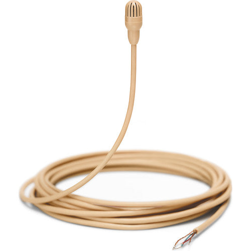 Shure TwinPlex TL47 Omnidirectional Lavalier Microphone with Pigtail Leads and Accessories (Tan)