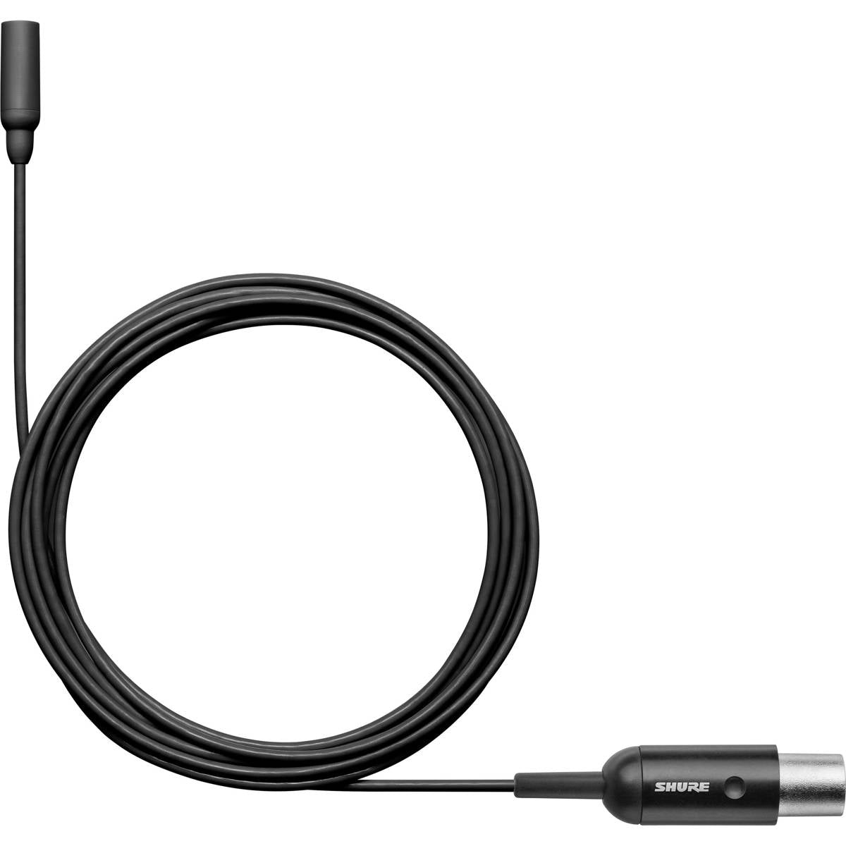 Shure TwinPlex TL48 Omnidirectional Lavalier Microphone, Tailored, MTQG/TA4F, Black, with Accessories