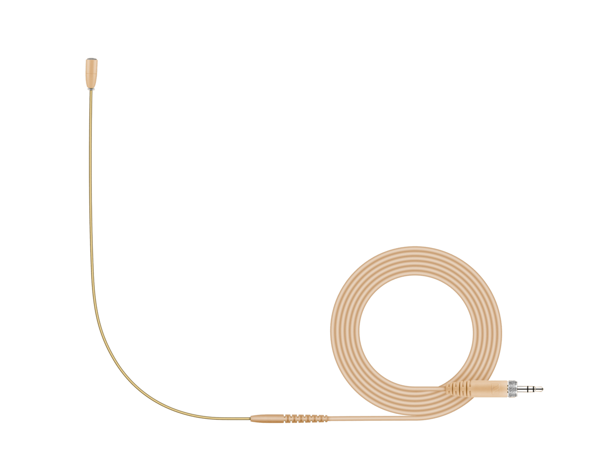 Sennheiser HSPOMNI-BEIGE Essential Omnidirectional Neckworn Microphone with 3.5mm Connector (Beige)