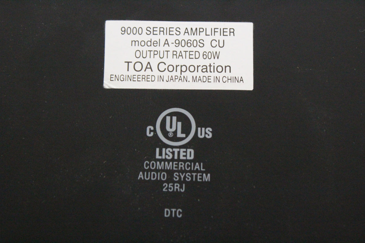 TOA A9060S-CU Digital Matrix Mixer / Amplifier