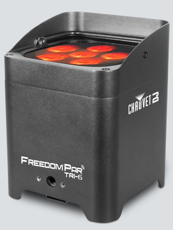 CHAUVET DJ Freedom Par Tri-6 Battery Powered RGB LED PAR with Wireless DMX