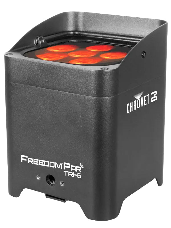 CHAUVET DJ Freedom Par Tri-6 Battery Powered RGB LED PAR with Wireless DMX