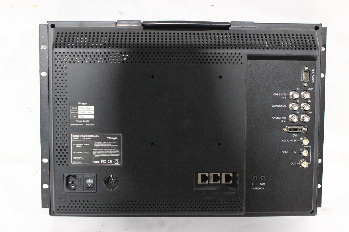 TV Logic LVM-172W 14" Wide Screen Multi Format LCD Monitor