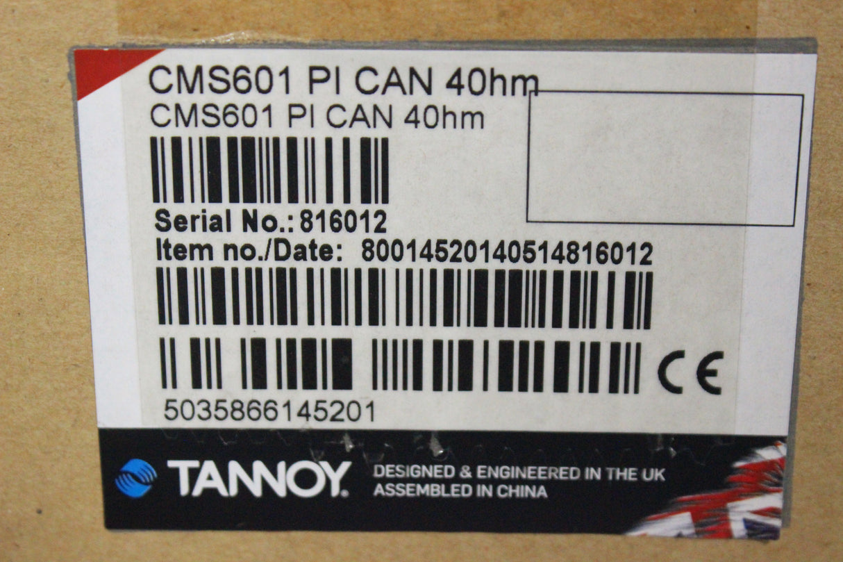 Tannoy CMS601 PI In-Ceiling Monitor - Pair