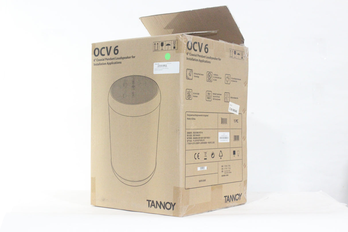 Tannoy OCV 6 / 6" Coaxial Full-Range Pendant Loudspeaker