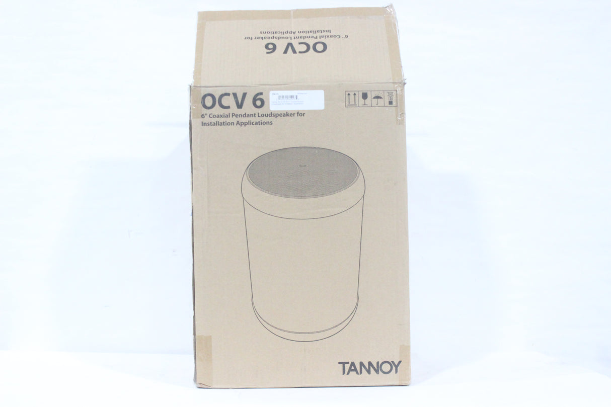 Tannoy TA-OCV6-BK 6" Coaxial Pendant Loudspeaker for Installation Applications
