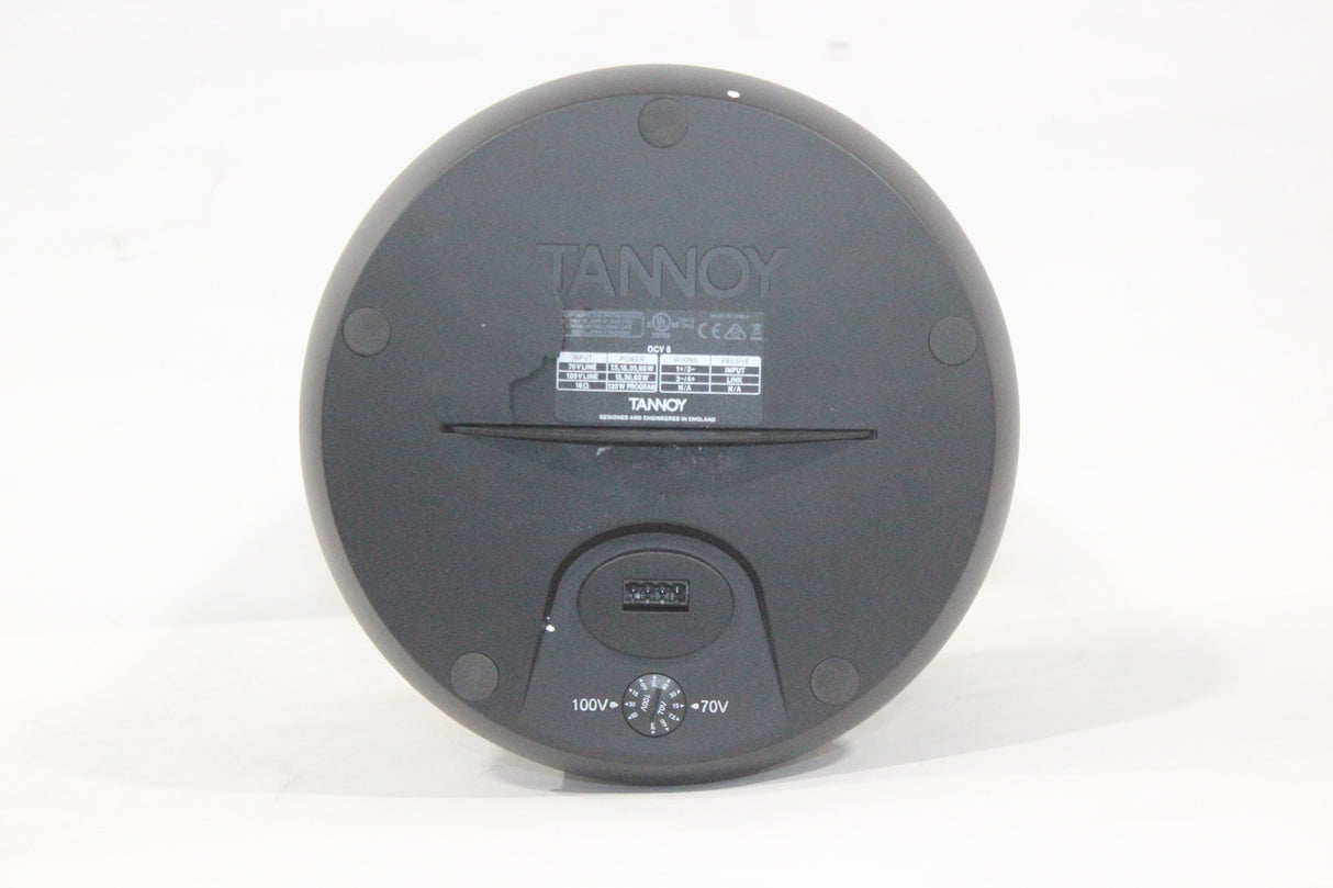 Tannoy TA-OCV6-BK 6" Coaxial Pendant Loudspeaker for Installation Applications