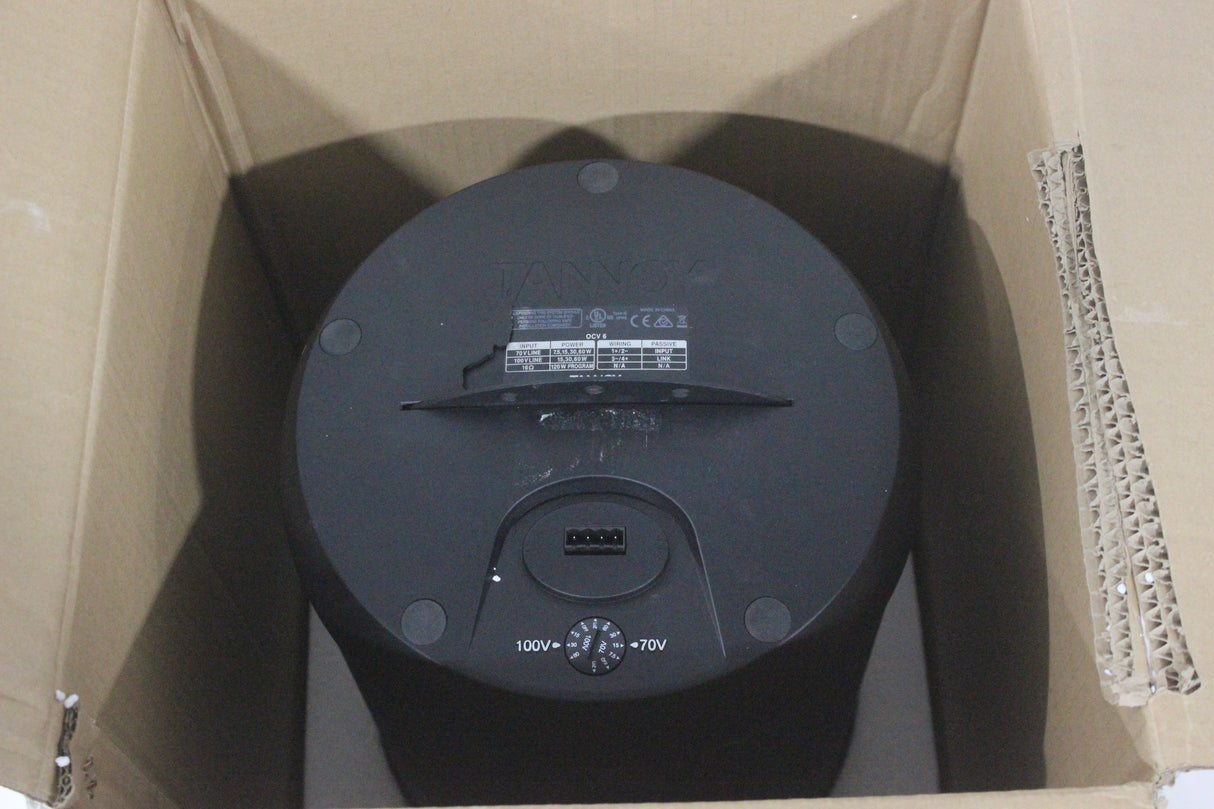 Tannoy TA-OCV6-BK 6" Coaxial Pendant Loudspeaker for Installation Applications