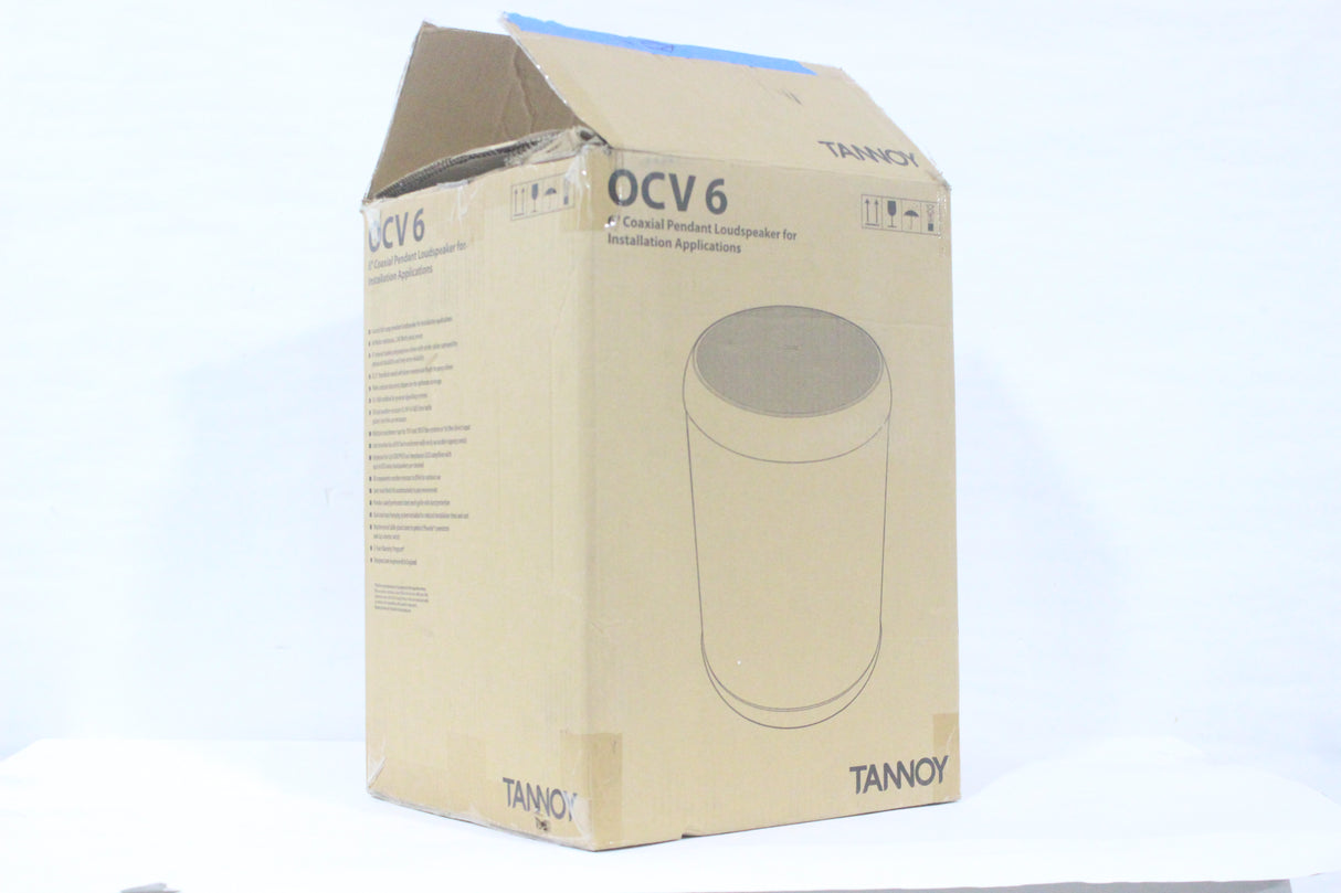 Tannoy TA-OCV6-BK 6" Coaxial Pendant Loudspeaker for Installation Applications