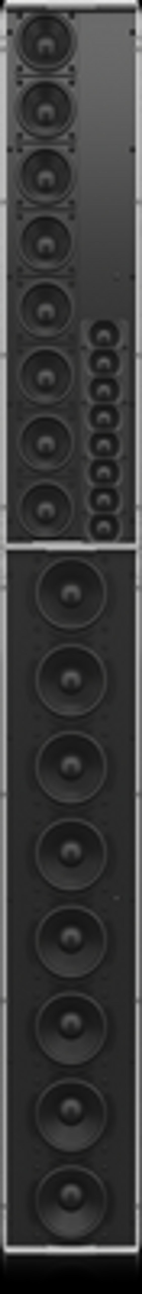 Tannoy QFLEX24-WP 24-WP Digitally Steerable Powered Column Array Loudspeaker w/ 24 Independently Controlled Drivers, Integrated DSP and BeamEngine GUI Control for Installation Applications (Weather Protected)