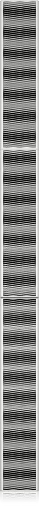 Tannoy QFLEX 40 Digitally Steerable Powered Column Array Loudspeaker with 40 Independently Controlled Drivers, Integrated DSP and BeamEngine GUI Control for Installation Applications