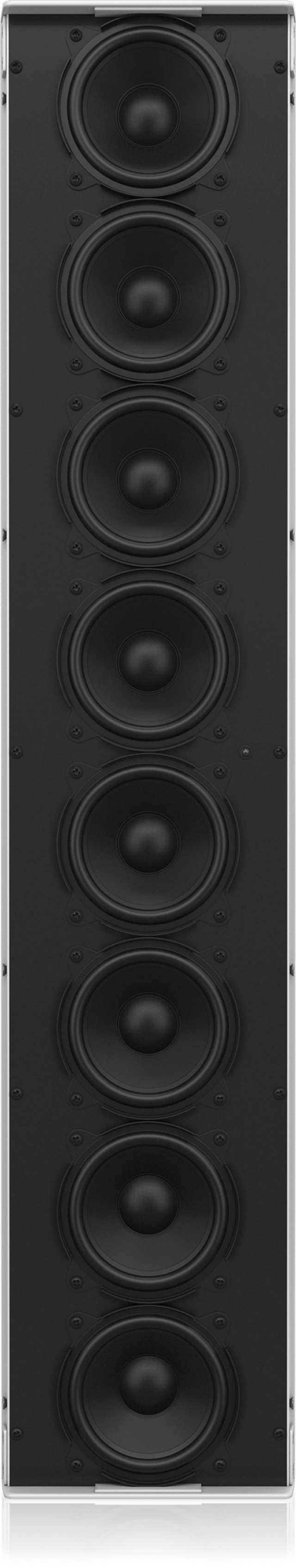 Tannoy QFLEX 8 Digitally Steerable Powered Column Array Loudspeaker with 8 Independently Controlled Drivers, Integrated DSP and BeamEngine GUI Control for Installation Applications