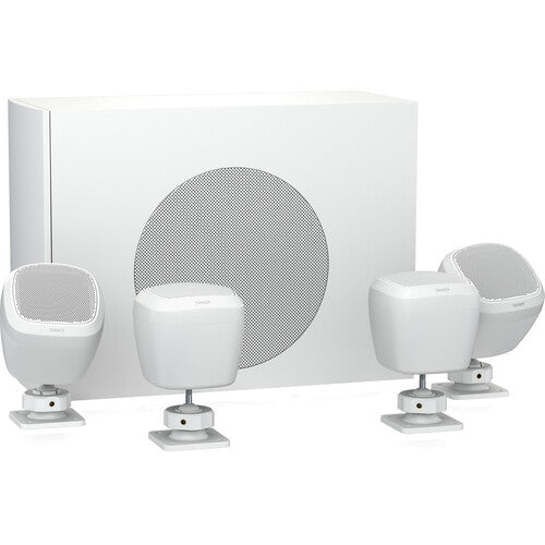 Tannoy SAT SUB 4PACK-WH Packaged Satellite-Subwoofer Loudspeaker System for Commercial Applications