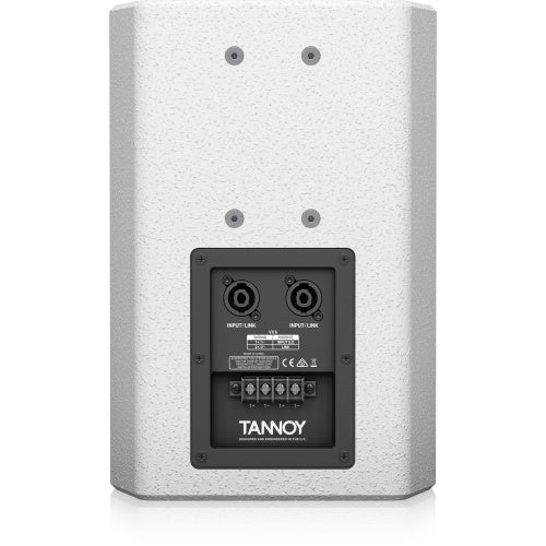 Tannoy VXP 6-WH-UL 1,600 Watt 6" Dual Concentric Powered Sound Reinforcement Loudspeaker with Integrated LAB GRUPPEN IDEEA Class-D Amplification (White)