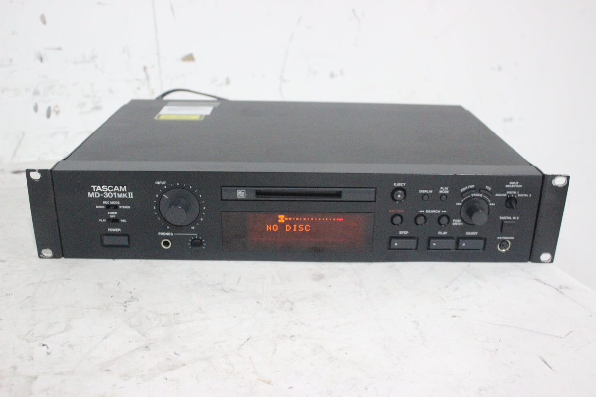 Tascam MD-301 MKII MD Recorder Mini Disc Desk