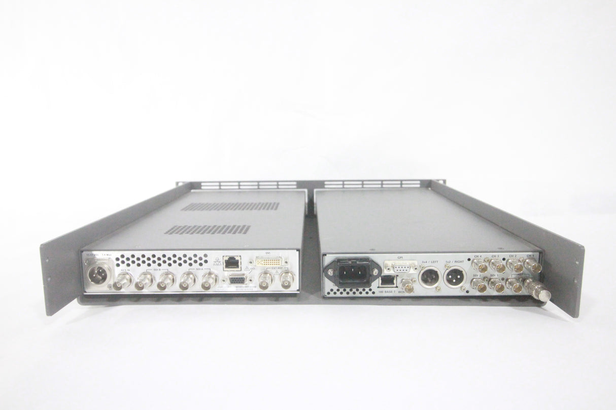 Tektronix SPG300 Sync Pulse Generator w/ Tektronix WVR5000 HD/SD-SDI Multi-Standard Multi-Format Compact Video Waveform Rasterizer