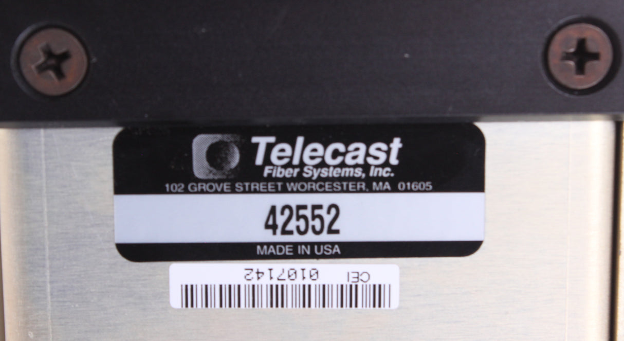 Telecast Fiber Systems Viper 442 Modular Card Frame