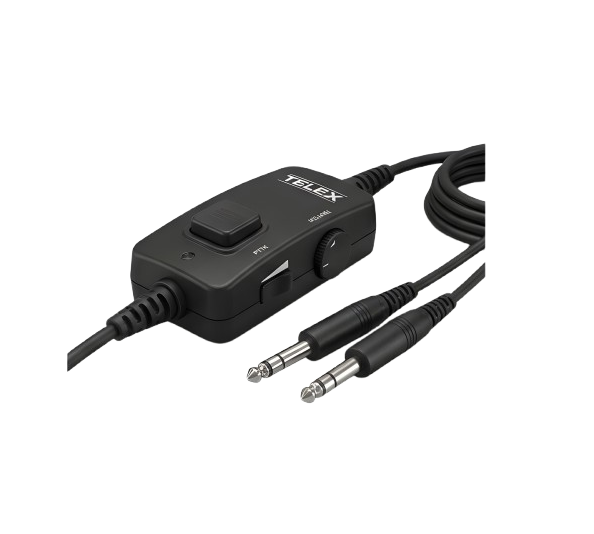 Telex Aviation Intercom Dual Ear Micro Phone Headset