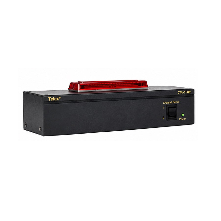 Telex CIA-1000 (TOP) F.01U.118.680 - Rackmount Call light indicator, Front Top