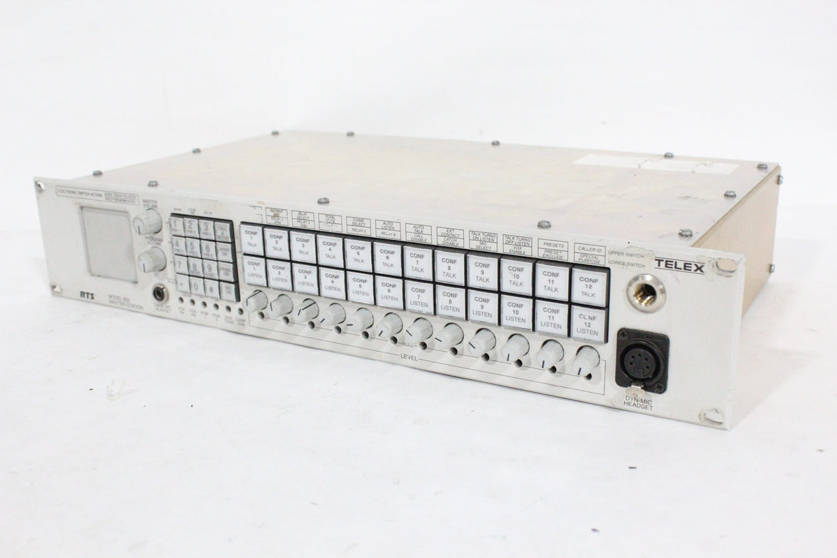 Telex 803 12-Channel Programmable Master Station w/ 4-Wire Listen Option & IFB-4001 Emulate