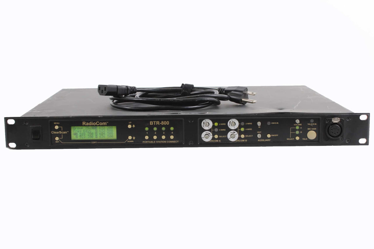Telex RadioCom BTR-800 Intercom Base Station tx518.1-535.9 rx632.1-649.9 MHZ