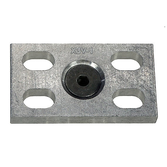 The Light Source Turnbuckle Adjustable 8-12 in X3V Quarter Turn Mounting Plate Silver MTB8TO12-MLM-X3V-T