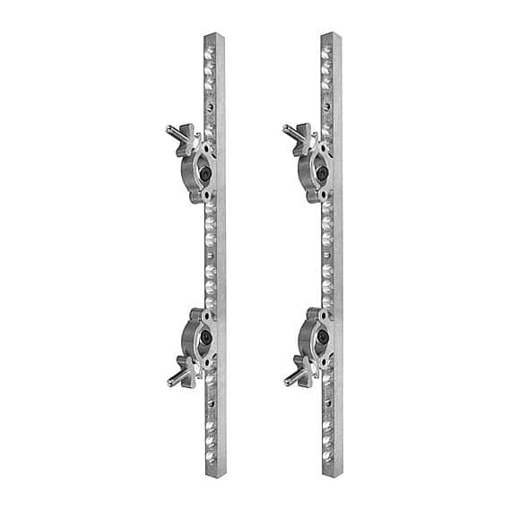 The Light Source Universal Plasma Mount Silver Set of of two mounting bars and four Slim-Couplers UPM-2