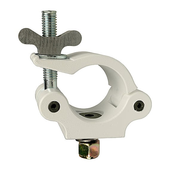 The Light Source Mega-Coupler with 3/8" Flat Head Bolt, Stainless Steel Hardware, Nylock Nut, White Powder Coat