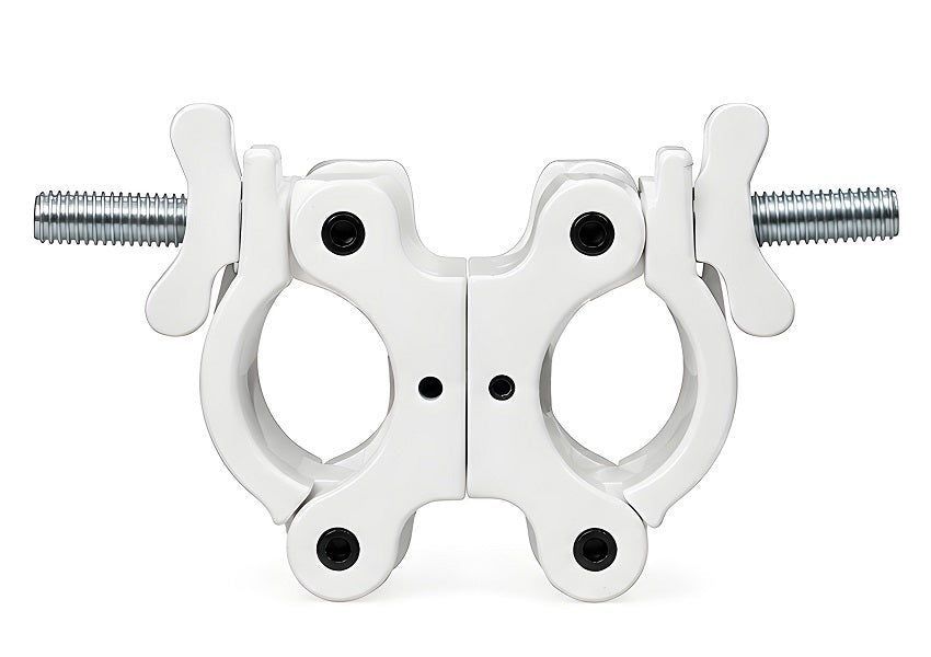 The Light Source Mega-Coupler, Swivel, White Powder Coat MLSW
